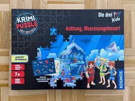 Krimi Puzzle "Die drei ??? Kids" Achtung, Meeresungeheuer!