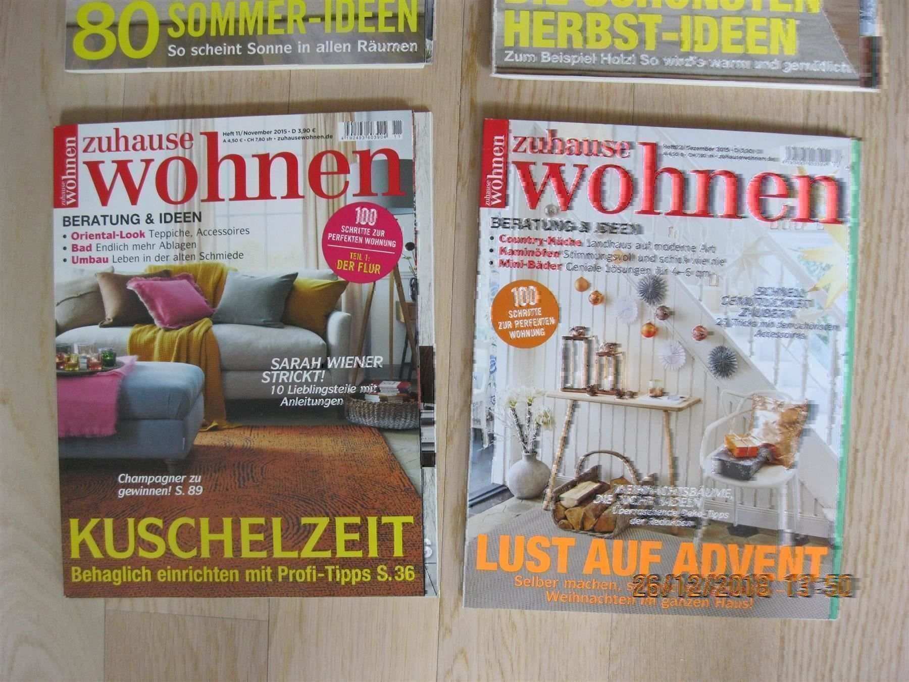 Zeitschriften & Magazine: ZuHause Wohnen 7 Hefte 2015, 1 Heft 2014 – Neu (gemäss Beschreibung) aus Affoltern am Albis von Sabinezc 4
