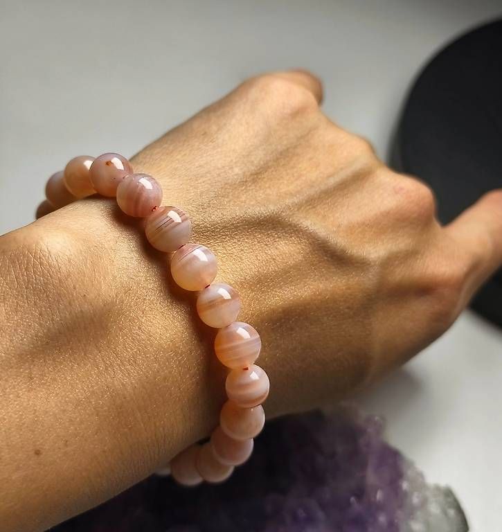 Armbänder & -reifen: Bracelet en agate 8. 5mm – Gebraucht aus Ursy von tan_8qdl 1