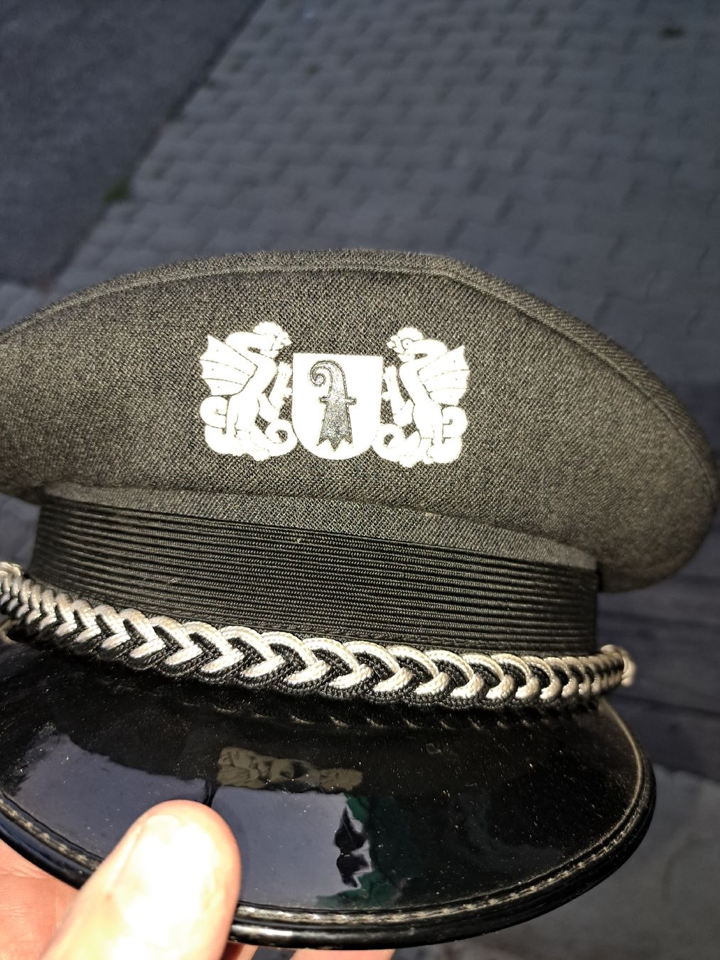 Uniformen: Uniform-Mütze, grau mit Wappen,BVB Basel – Gebraucht aus Kölliken von Upcycling-by-Mc-TAM 5