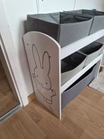 Kinderregal mit Stofffächern gebraucht