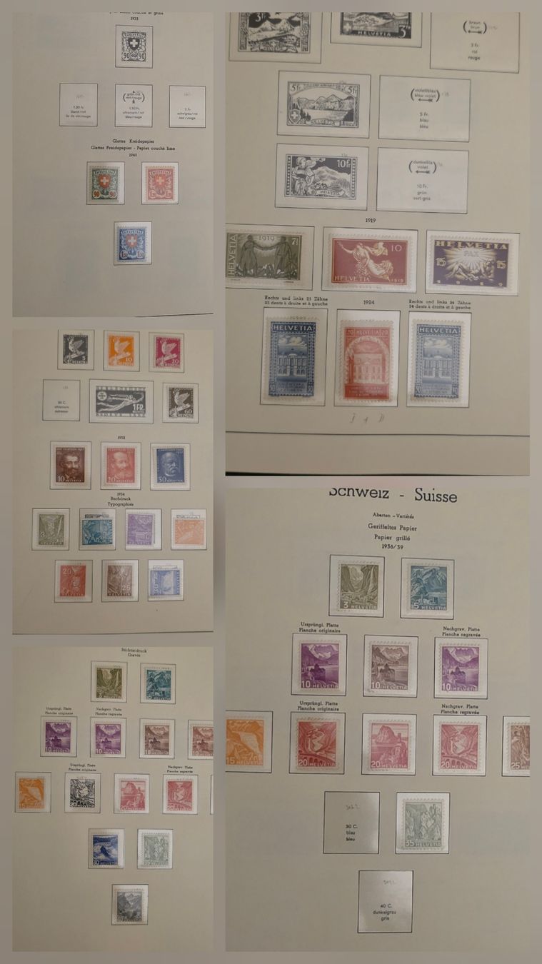 Tous les timbres: Postfrisch Briefmarken Schweiz  – Neuf (Voir description) à Bern par Kocholo 3