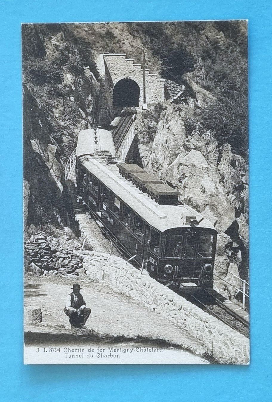 Cartes postales: Chemin de fer - Martigny-Chatelard - Tunnel du Charbon – D'occasion à Rothrist par RROENK