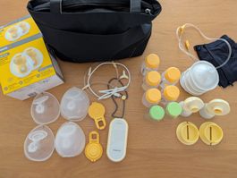 Medela Freestyle Hands-free Milchpumpe Set in Top Zustand!