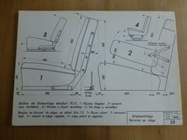 Karosserie Fachzeichnen, Karosserieschlosser 1950/60 Nr.23