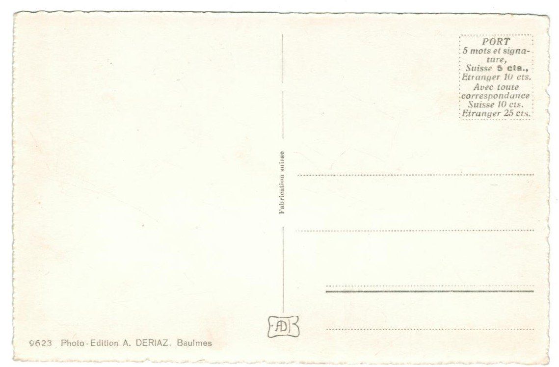 Cartoline postali: AK Téléferique Champéry - Planachaux – Usato da Zürich venduto da Tolima194 1