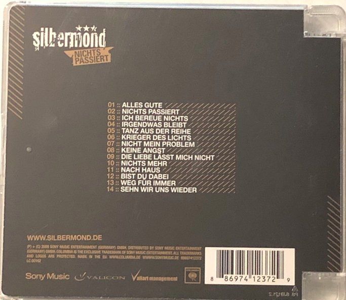 CD: Silbermond - Nichts passiert – Usato da Grüningen venduto da azulverde 1