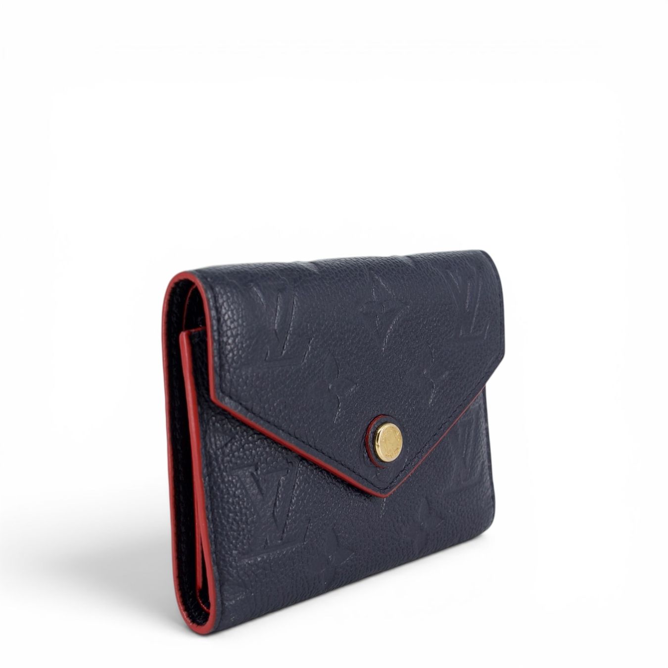 Louis Vuitton Portamonete: Louis Vuitton Victorine empreinte Infini – Usato da Binningen venduto da Designerlabels 1