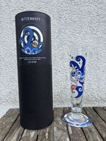 Ritzenhoff Bierglas mit Hülse Anke Hellmich 2003 Sammlerstüc