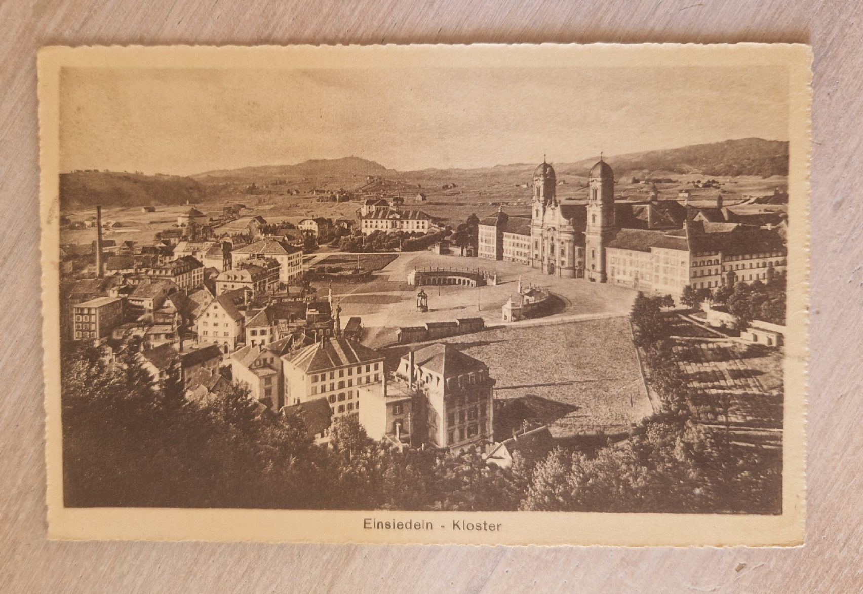 Cartoline postali: Einsiedeln Kloster – Usato da Ebikon venduto da Donar50