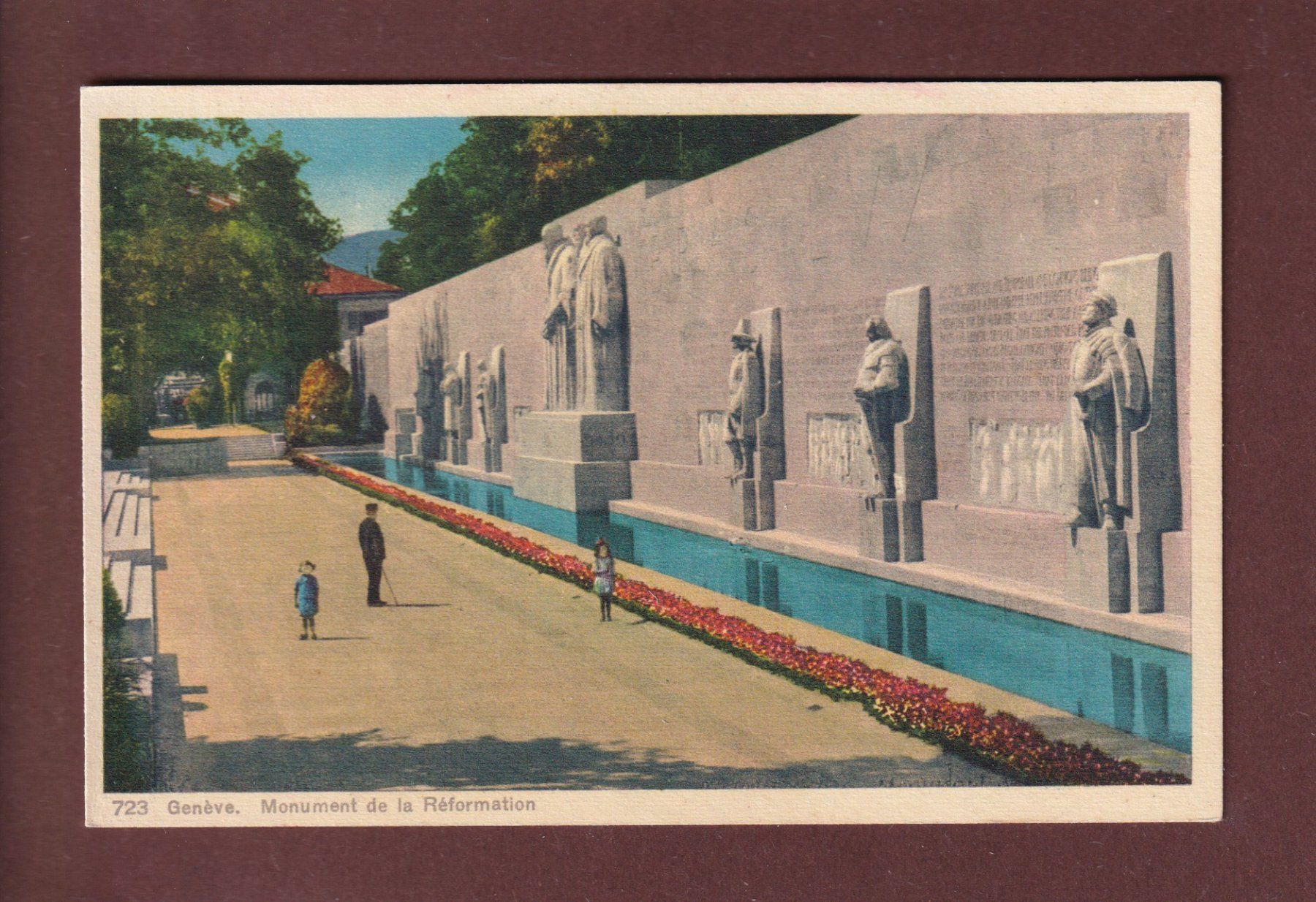 Cartoline postali: GENEVE - Monument de la Réformation – Usato da Pully venduto da nicecards