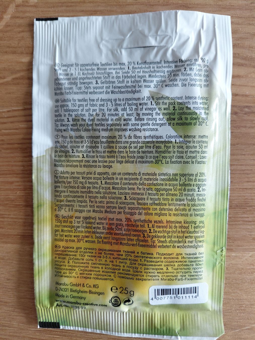 Colori: Neue Batik- und Textilfarbe  - 29 Beutel – Nuovo e nell'imballaggio originale da Geuensee venduto da sonnenstunden 3
