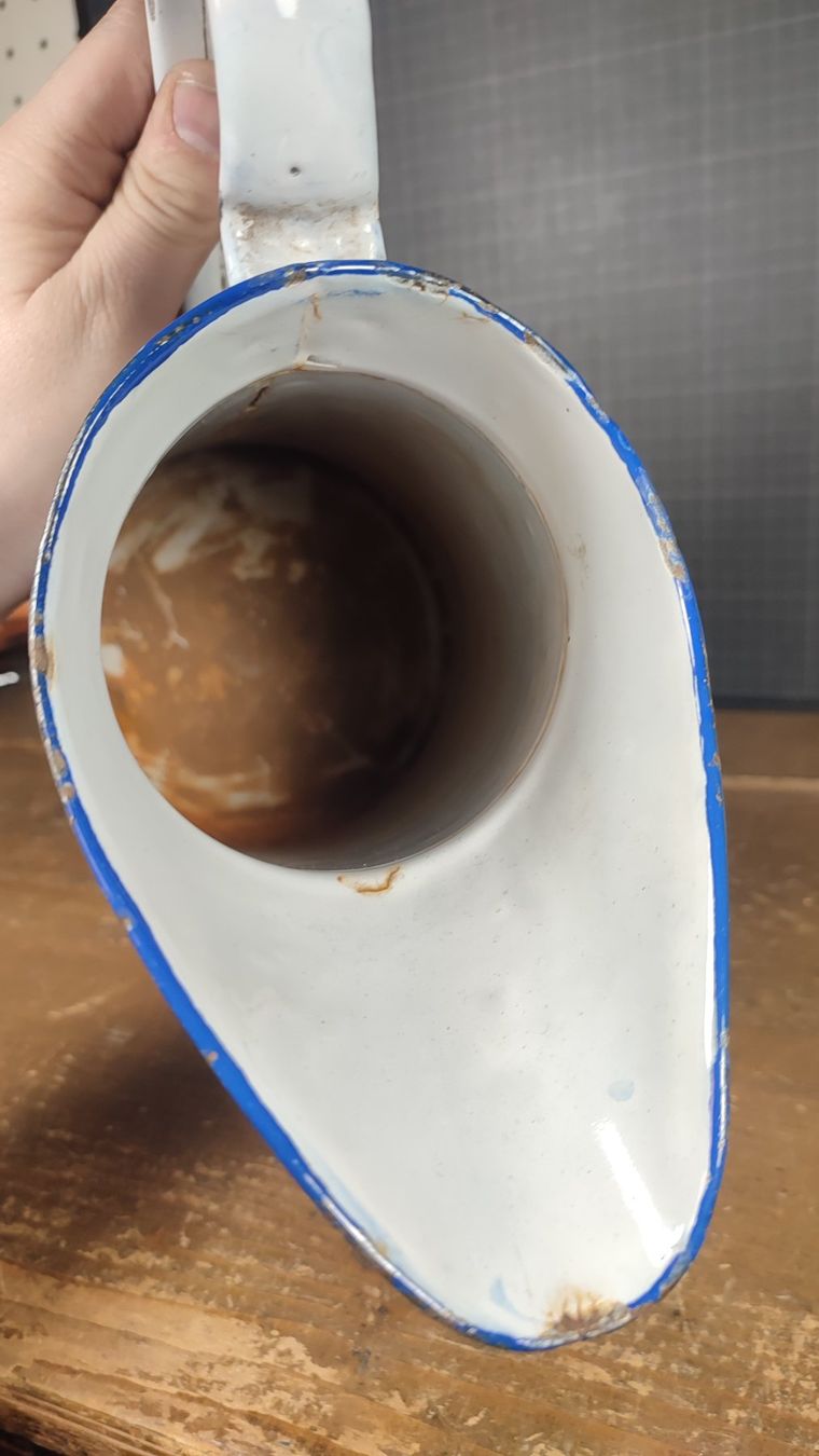 Caraffe: Wunderschöne Antike Kanne EMAILLIERT – Usato da Gelterkinden venduto da MYSTOREFORYOU4460 6