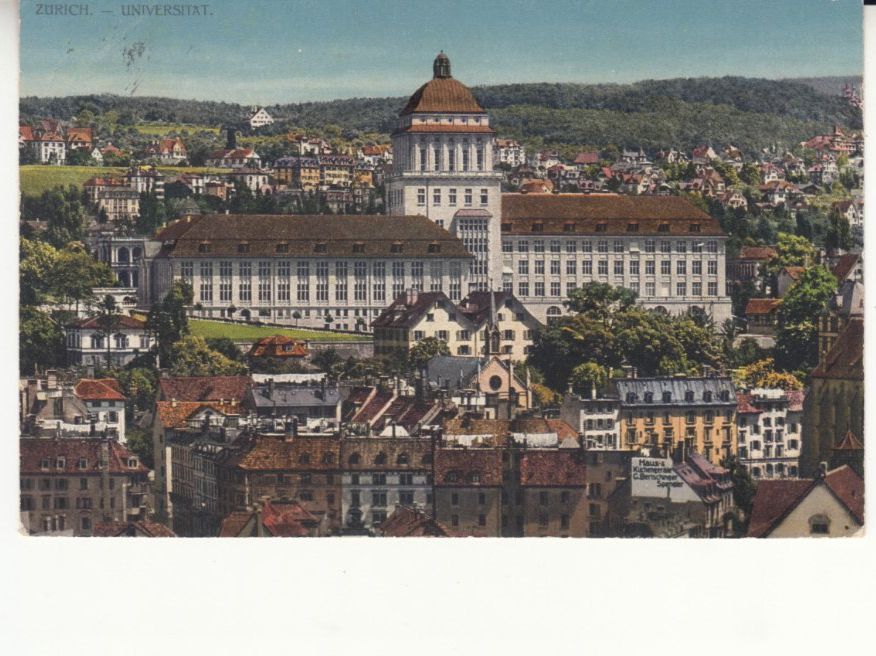 Cartoline postali: Zürich Uni 1918 – Usato da Bürglen TG venduto da StampGraf