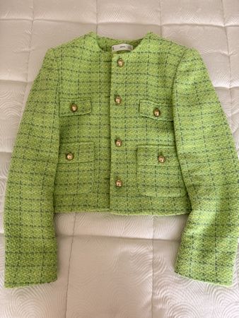 Mango Tweed Jacke Gr S 