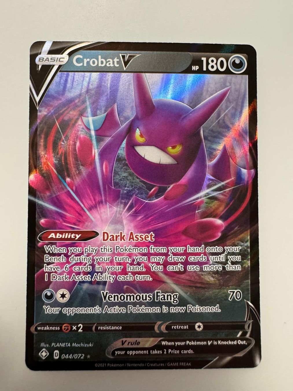 Pokémon Carte collezionabili: Crobat V | Ultra Rare | SHF 044/072 | EN – Usato da Spreitenbach venduto da Snacky96 2