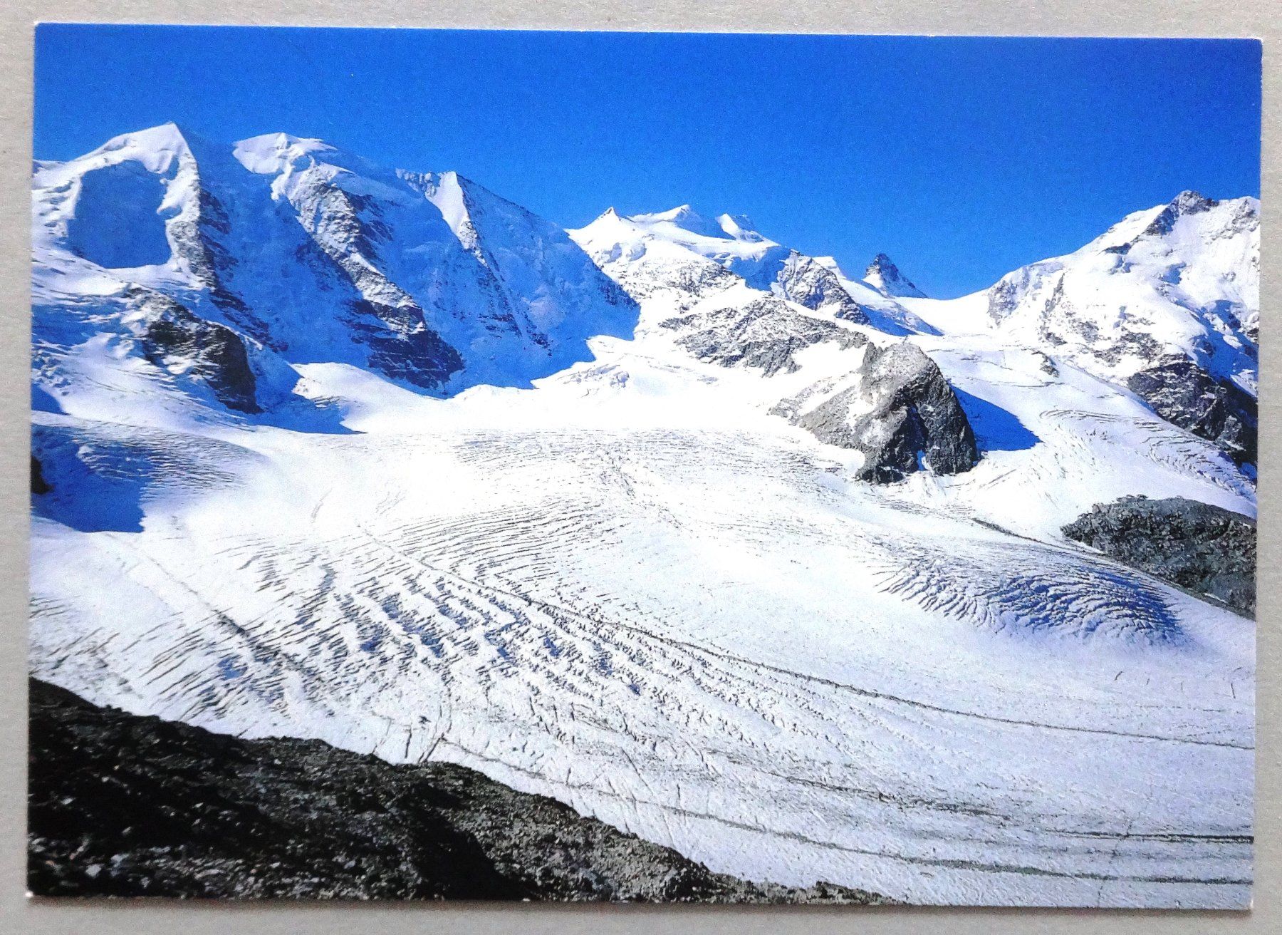 Ansichtskarten: Diavolezza 2978 m ü.M. – Gebraucht aus Fétigny von Billy2miny