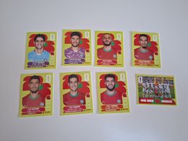8 images Panini Maroc World Cup 2026 bon état