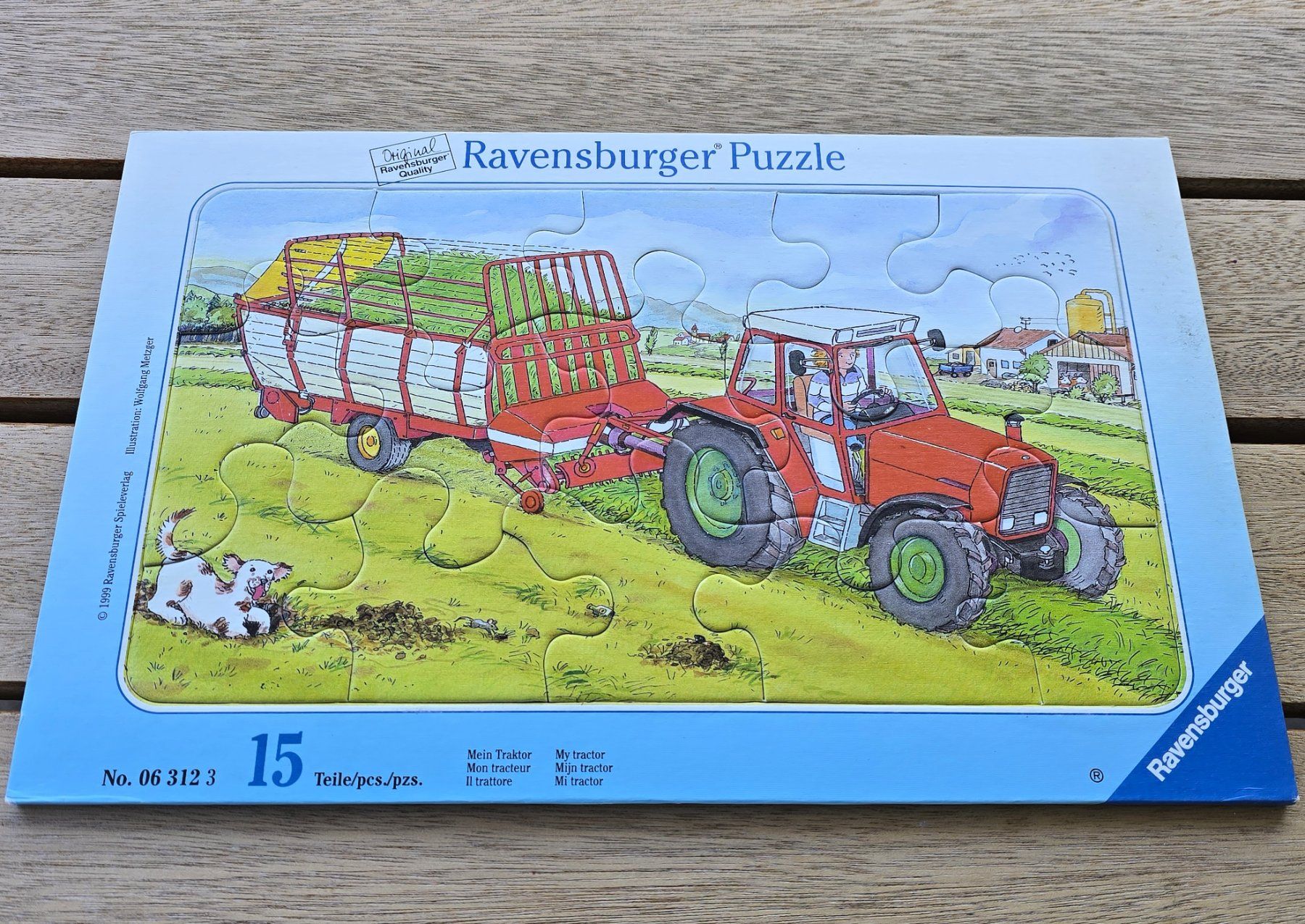 Ravensburger Puzzle: Ravensburger Puzzle "Mein Traktor" - 15 Teile – Usato da Kloten venduto da xenia-ainex