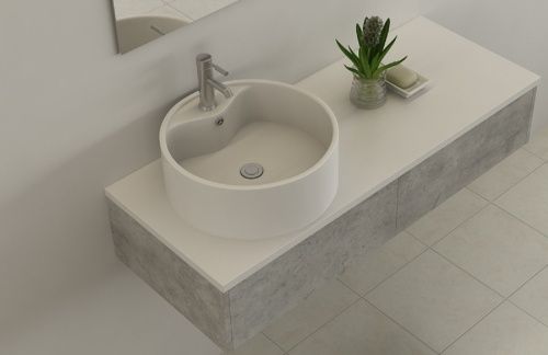 Mobili per bagno: Badset BIEL Lavabo Badmöbel Betonoptik – Nuovo e nell'imballaggio originale da Herbertingen venduto da jet-line-e-trade 2