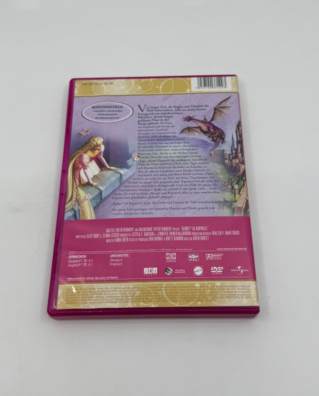 Tutti i DVDs: DVD Barbie als Rapunzel – Usato da Herisau venduto da Seyashop1 1