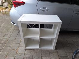 Regal weiss 4 Fächer Ikea 79x79x39cm