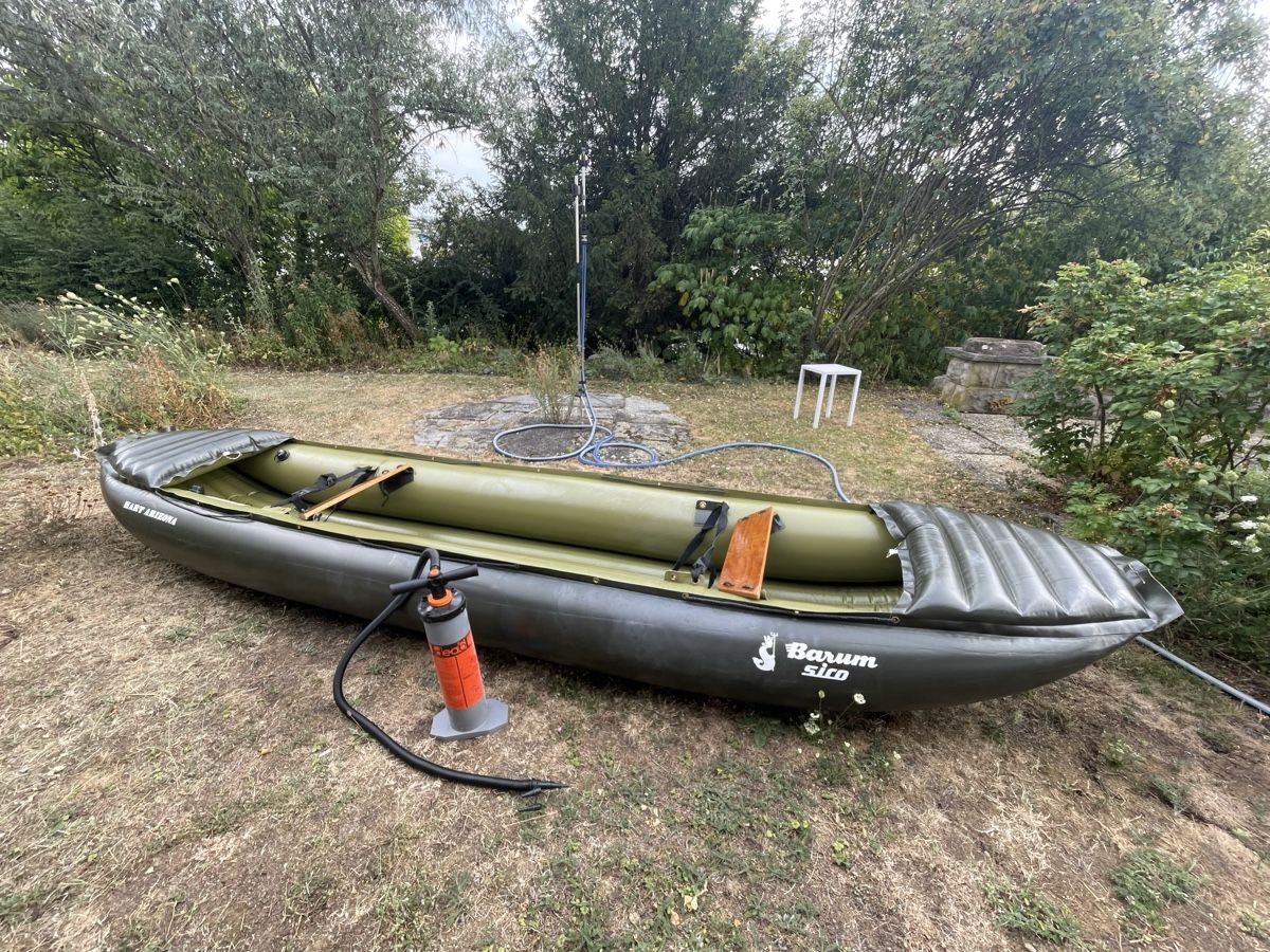 Bateaux: Schlauchboot Kanu zwei Personen – D'occasion à Hallau par ScheMei