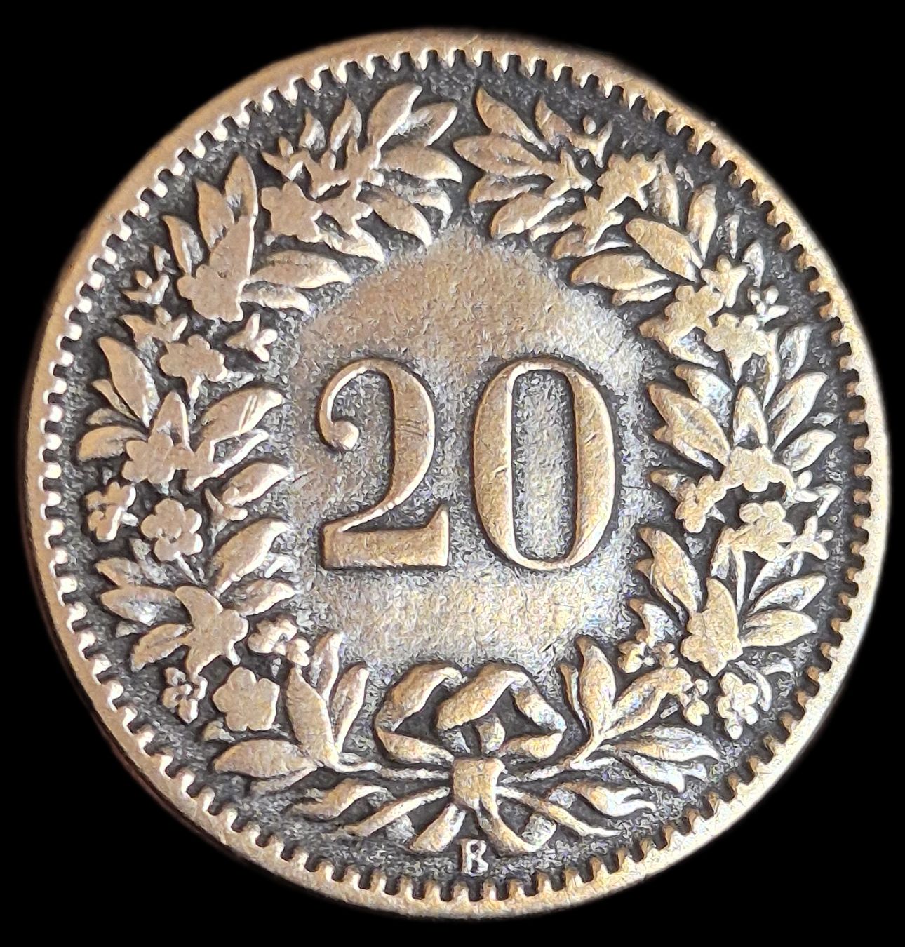 Tutti le monete: Silber Billon 20 Rappen 1859 Schweiz – Usato da Grenchen venduto da Grenchen_Coins 1