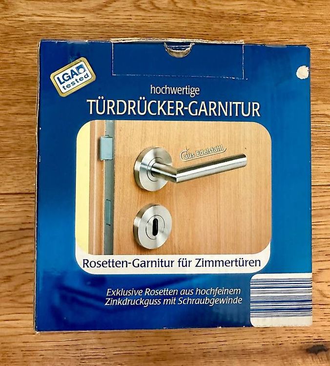 Edelstahl Türdrücker Garnitur | Kaufen auf Ricardo