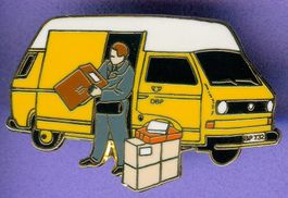DB  Pöstler mit VW Bus