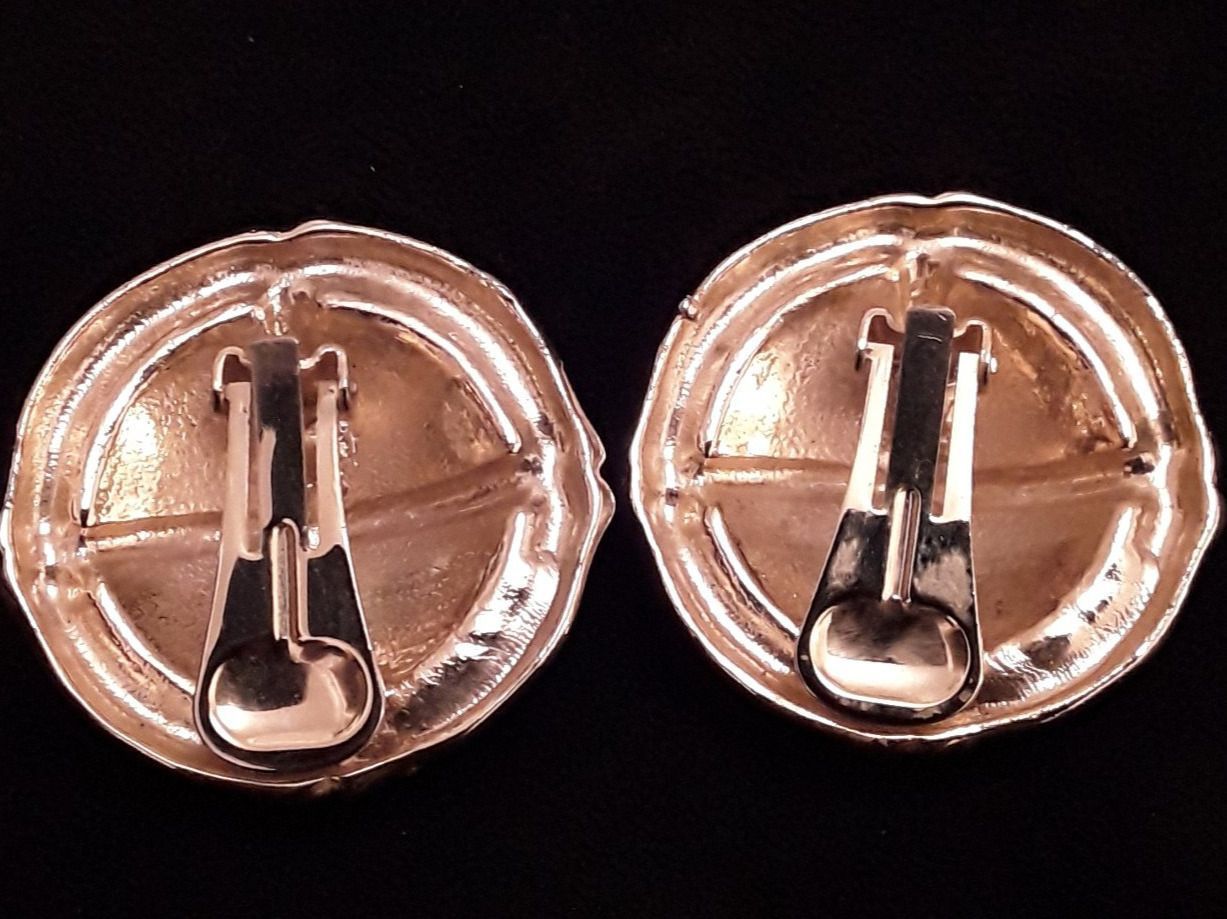Boucles d'oreille: Vintage Email Ohrclips Exclusiv – D'occasion à Zürich par Aleick 6