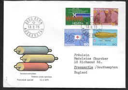 FDC Serie 561-564 ET 13.2.1975