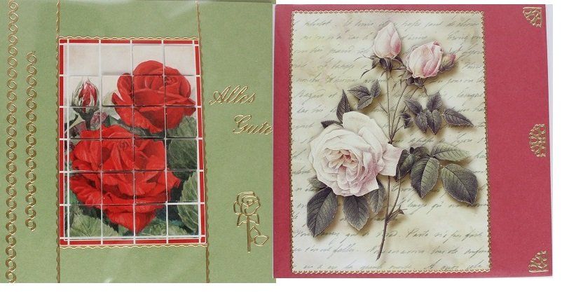 Cartoline: Karte Rosen – Nuovo (secondo la descrizione) da Schlatt TG venduto da glueckwunschkarte.22