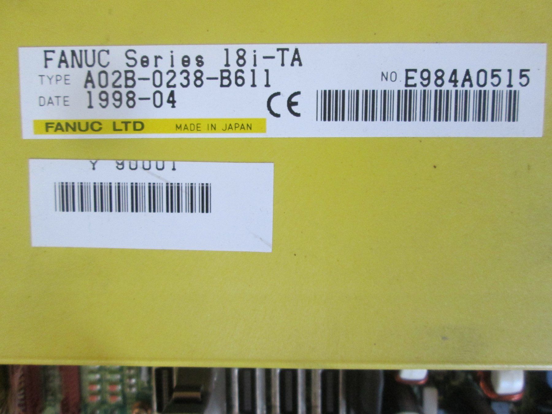 Fanuc Componenti elettronici: FANUC A02B-0238-B611 / Operator Interface / HMI /  18i-TA – Usato da Steffisburg venduto da Schwabis 1