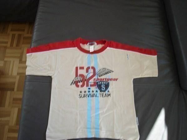 Camicie, T-shirt & Polo: T-Shirt beige/rot/hellblau – Usato da Horw venduto da Benny017