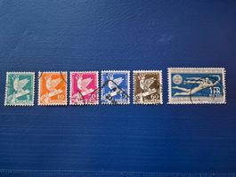 1932,  6 Gedenkmarken Abrüstungskonferenz Genf kompl Satz
