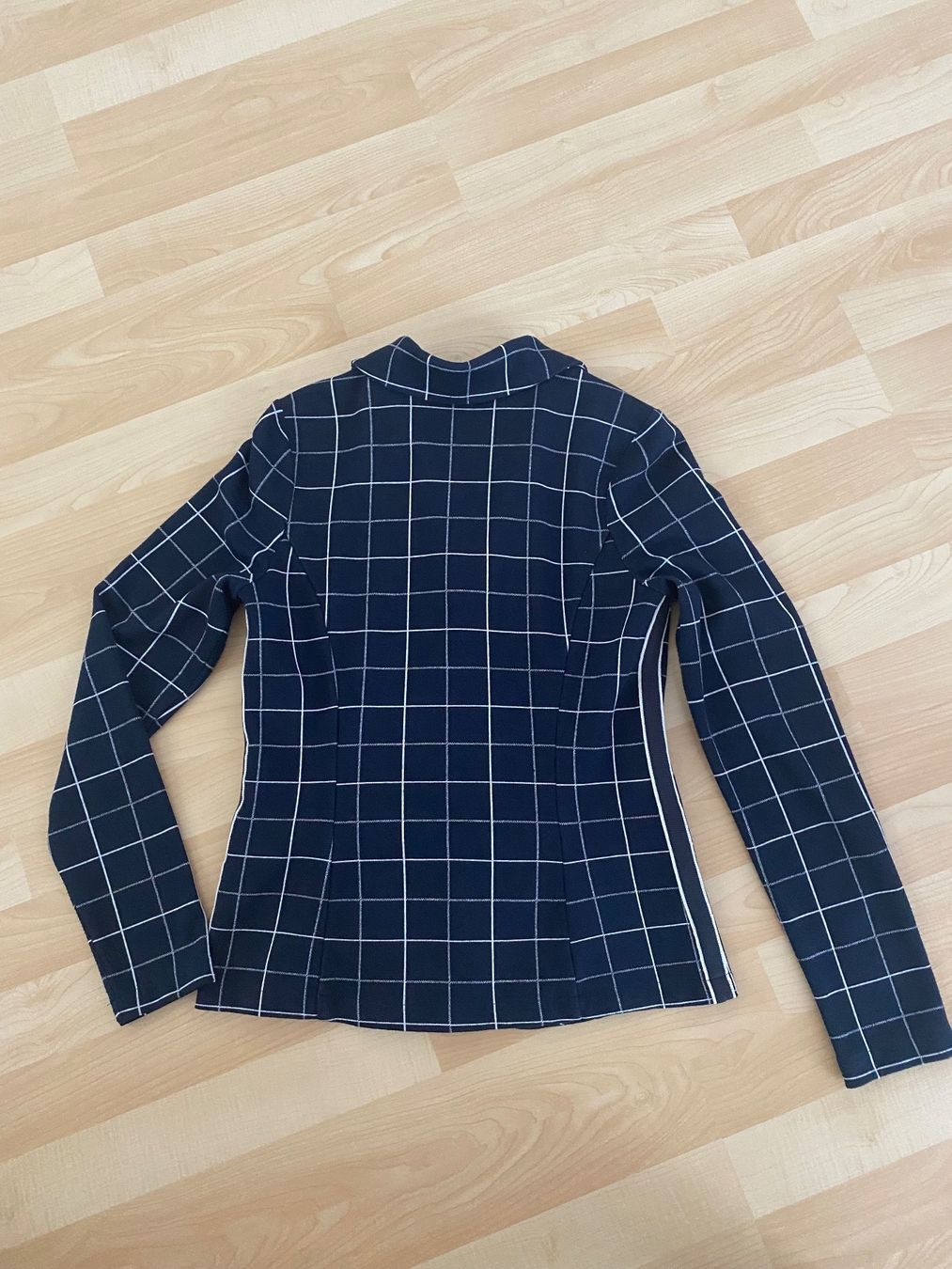 Giacche: Street One Blazer dunkelblau kariert Gr. 34 – Usato da Oberwil bei Büren venduto da _kuchen 1