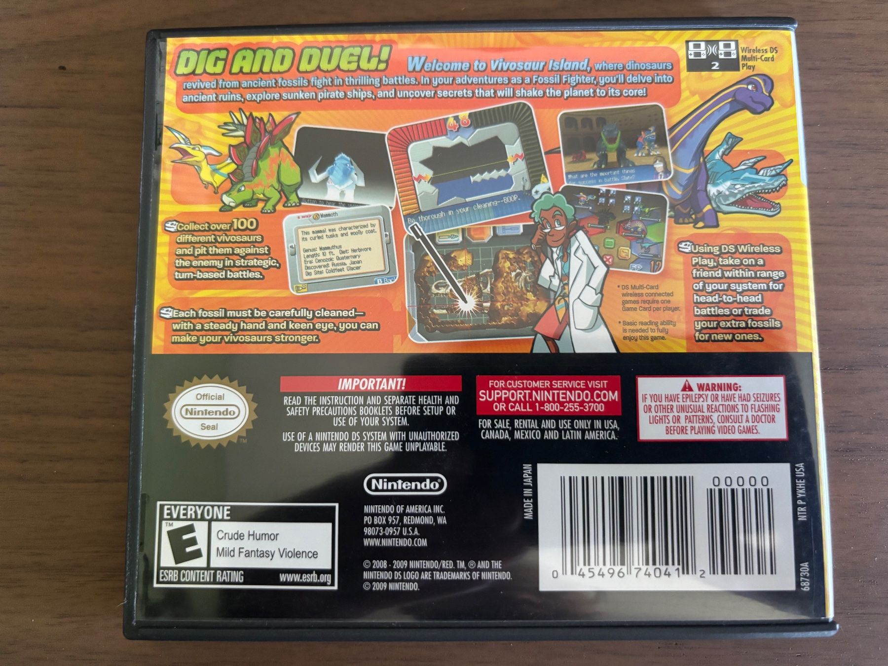 Nintendo Giochi: Fossil Fighters [DS][US] – Usato da Killwangen venduto da Ryusens 1