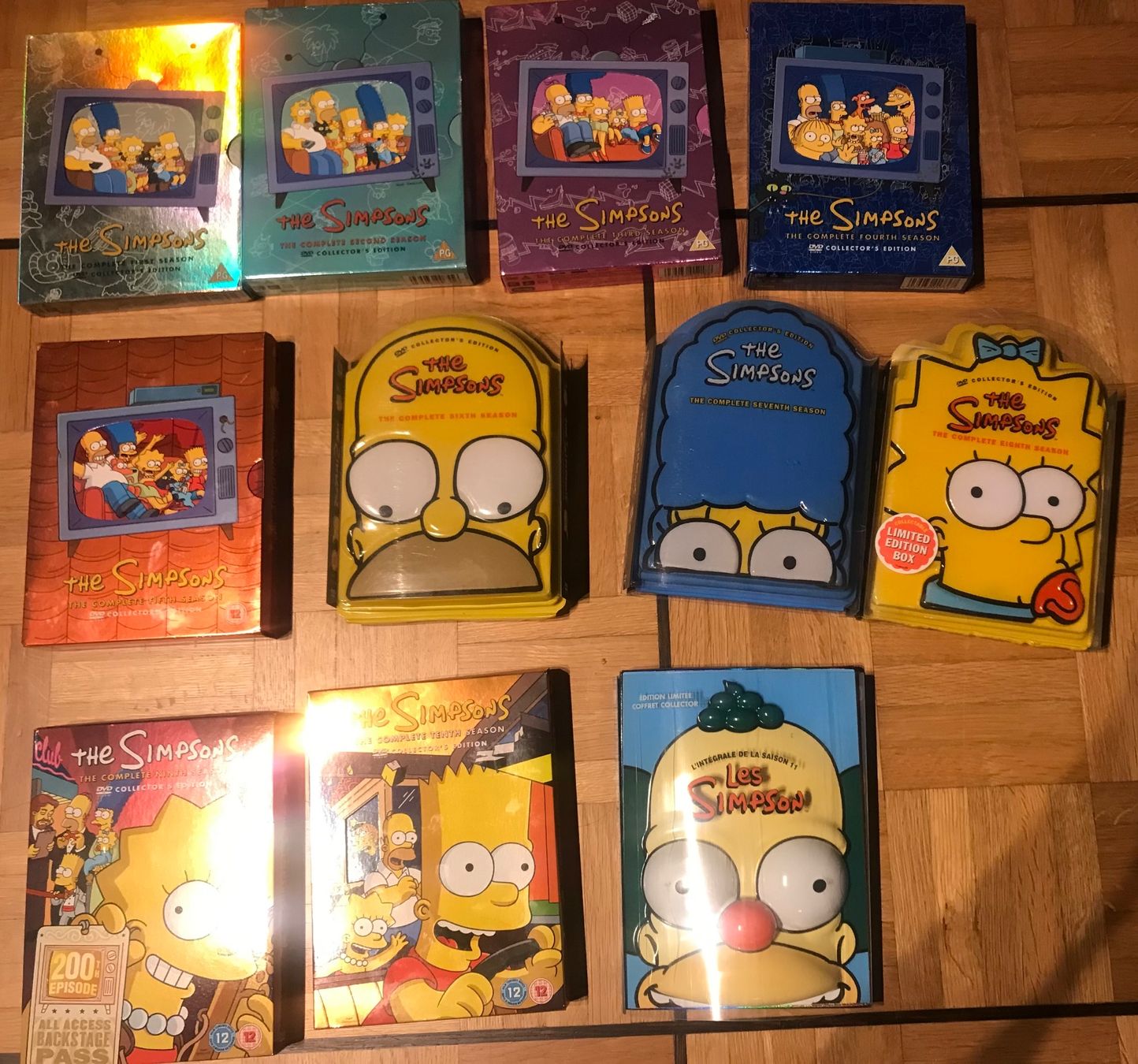Alle DVDs: Collection complète DVD The Simpsons en anglais 10 coffrets – Gebraucht aus Chesières von Dungaraid 1