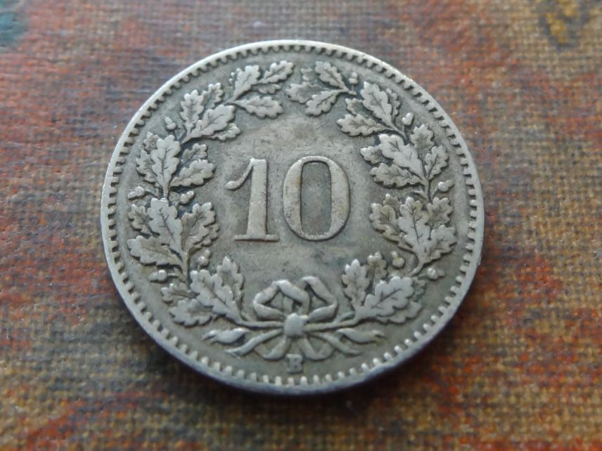 Tutti le monete: 10 Rp. 1912 – Usato da Romanel-sur-Lausanne venduto da Swift13 1