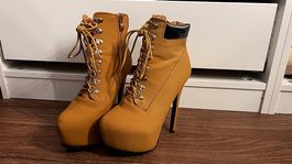 Stiefeletten High Heels 38