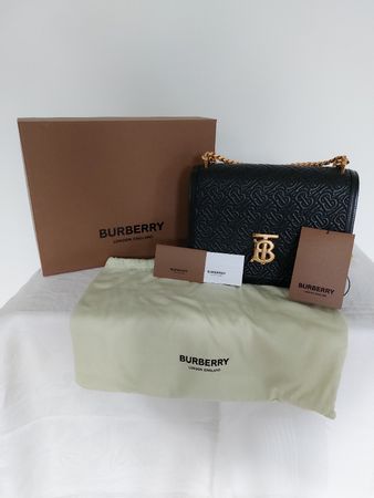 Burberry Tasche Lola Monogramm Schwarz Top Zustand neu!
