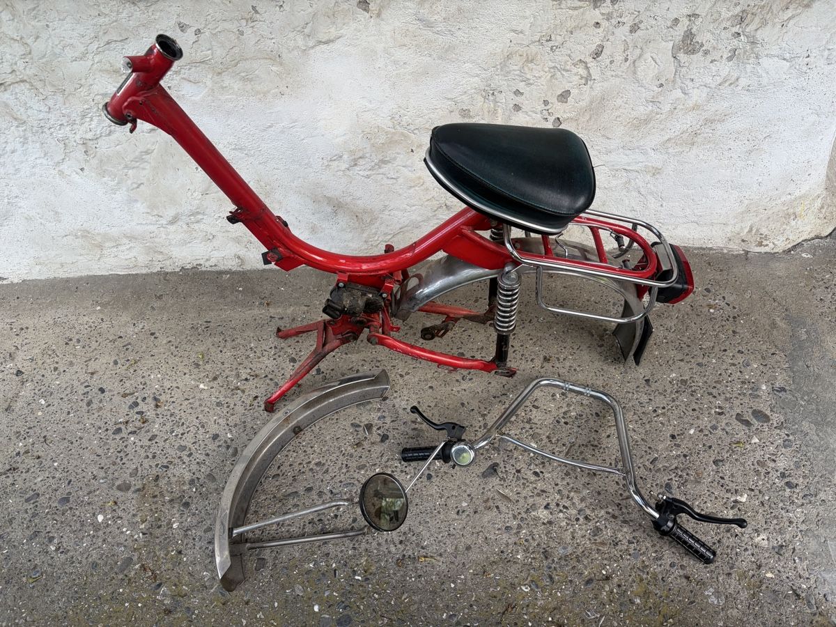 Sachs Mofa-Ersatzteile: Mofa Sachs 623/50 Cross Rahmen mit Ausweis – Gebraucht aus Latterbach von Bbutz98