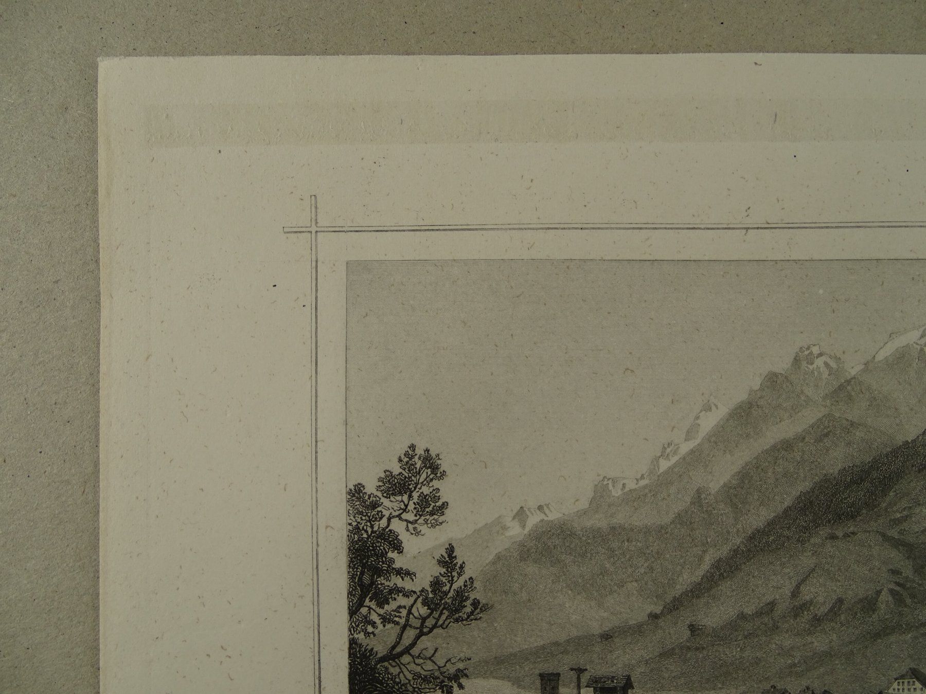Incisioni: DISENTIS, STAHLSTICH NACH ROHBOCK 1870 – Usato da Grüningen venduto da Kartensammler 2