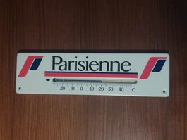 Parisienne thermomètre publicitaire mural vintage plastique