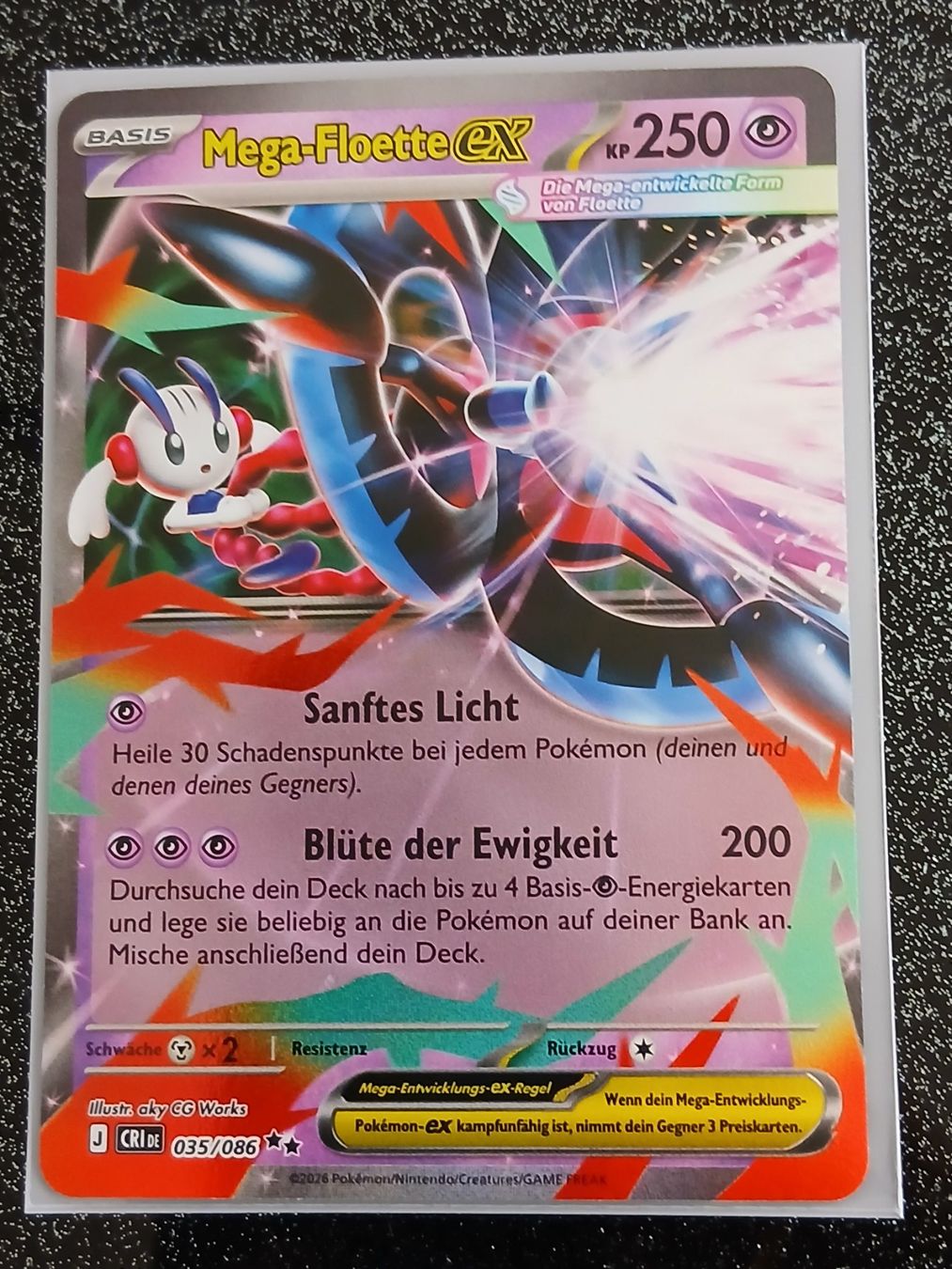 Pokémon Sammelbilder & Trading cards: Wachsendes Chaos / Mega-Floette ex 035/086 DE – Neu (gemäss Beschreibung) aus Zug von Vorphalak