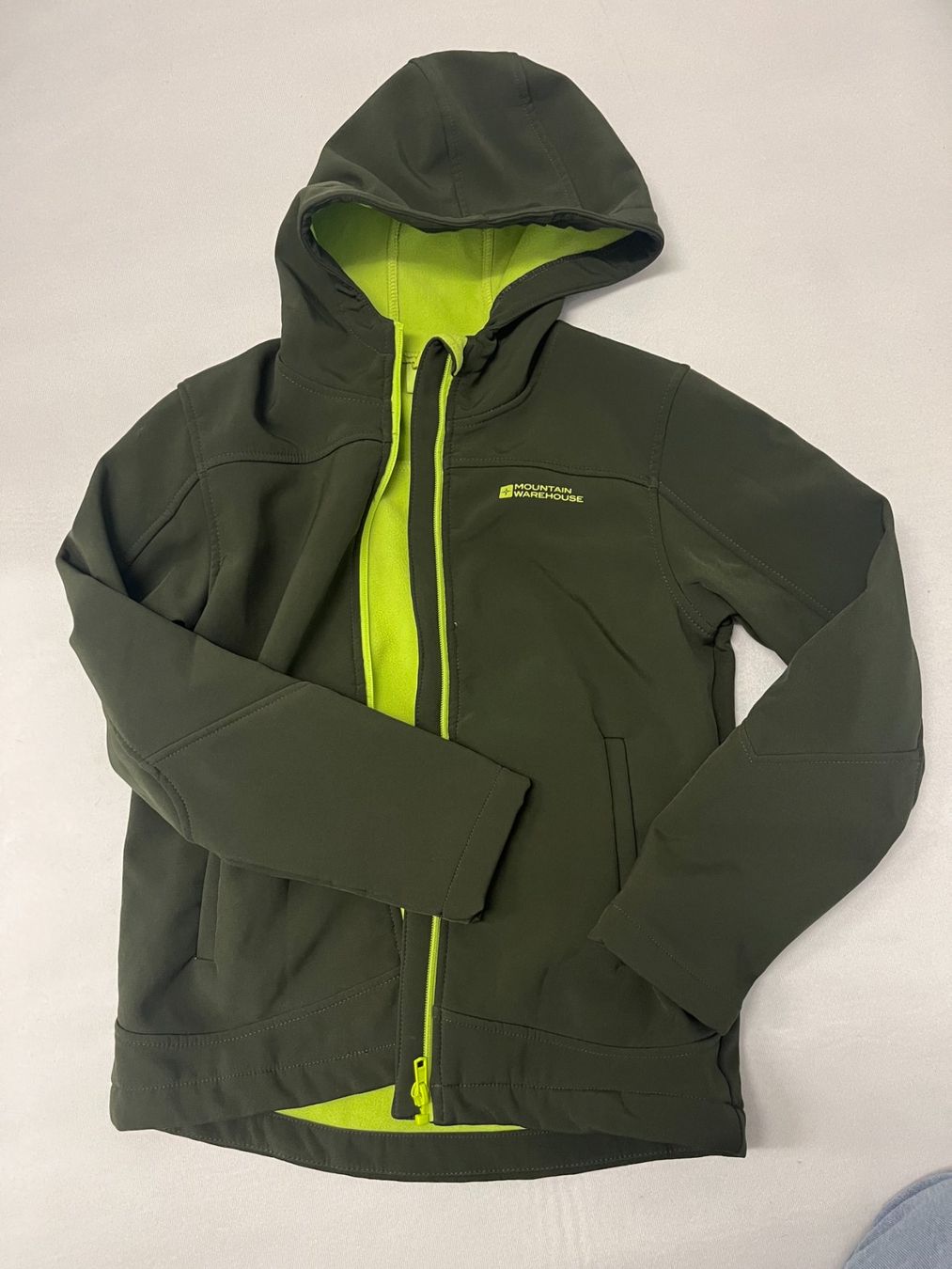 Giacche & Cappotti: Mountain warehouse softshell jacket Khaki J11/12 – Usato da Malleray venduto da ste_rx2t