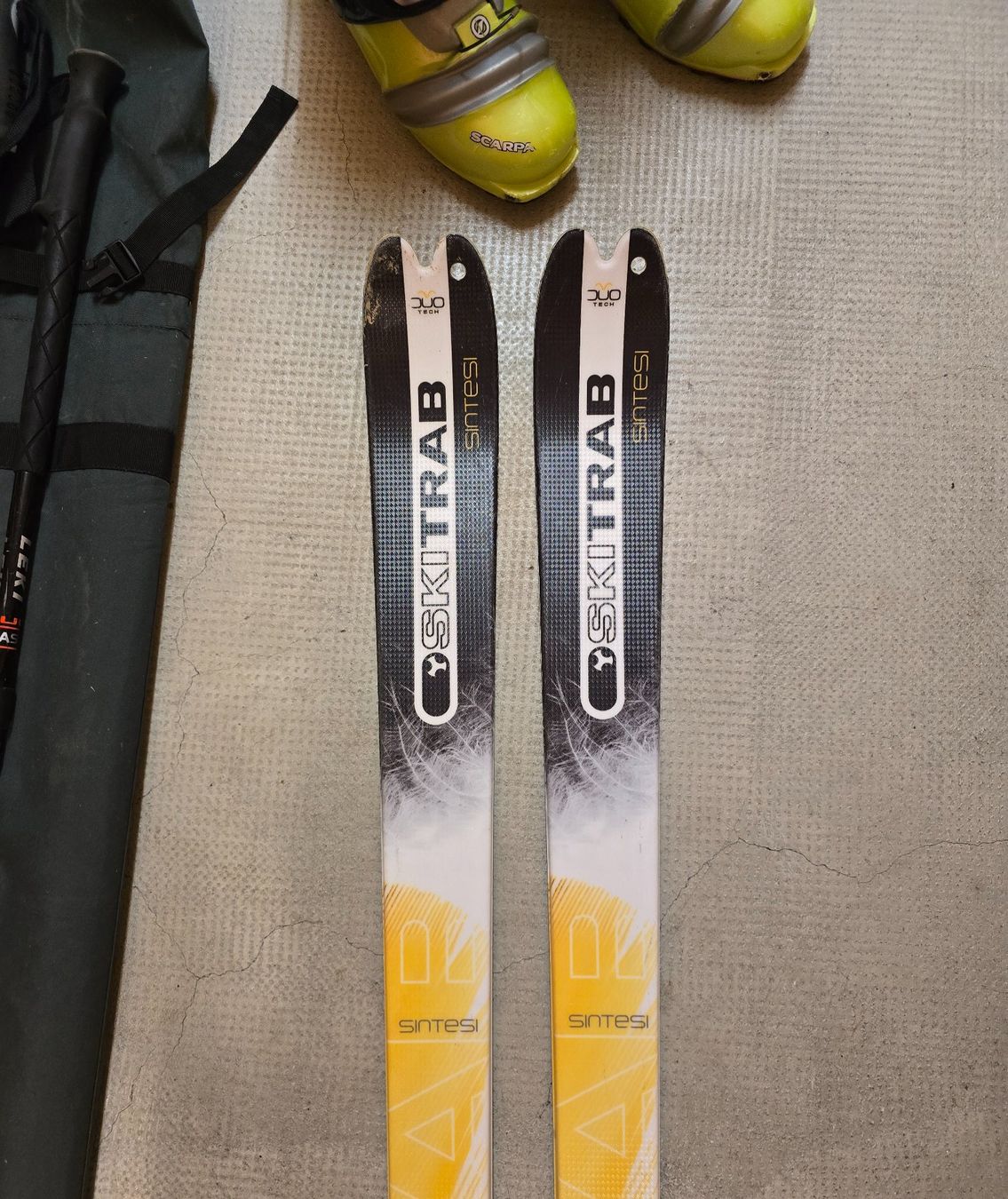 Skis: Set peaux + SKITRAB 171 + chaussures + housse + batons – Gebraucht aus Genève von Moonman 5