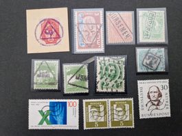 Briefmarken mit Sonderstempelung