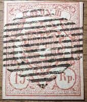 Rayon Nr. 20 Typ 5 UM - I PF Y Durchbalkt Kat. 300.-